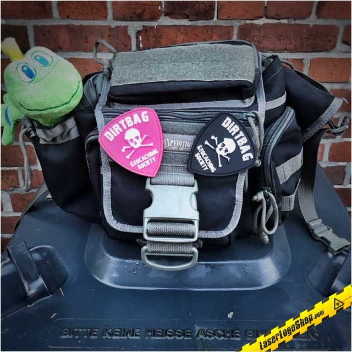 PVC Patch "DGS" mit Klettrückseite